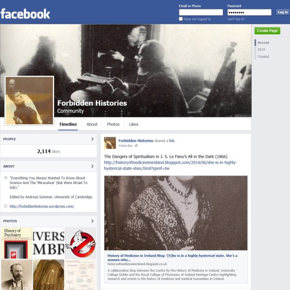 'Forbidden Histories' on Facebook